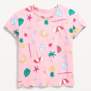 Printed Softest Short-Sleeve T-Shirt for Girls