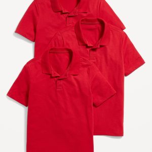 School Uniform Polo Shirt 3-Pack for Boys