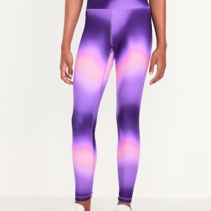 High-Waisted PowerSoft 7/8-Length Performance Leggings for Girls