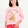 Strawberry Shortcake™ Oversized Graphic Sweatshirt for Girls