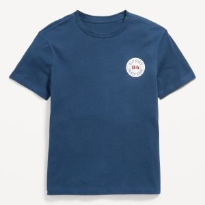 Short-Sleeve Logo-Graphic T-Shirt for Boys