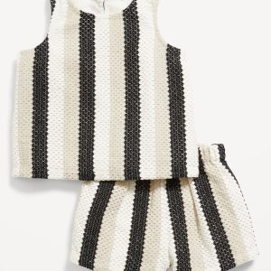 Crochet Tank Top and Shorts Set for Baby