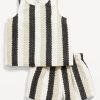 Crochet Tank Top and Shorts Set for Baby