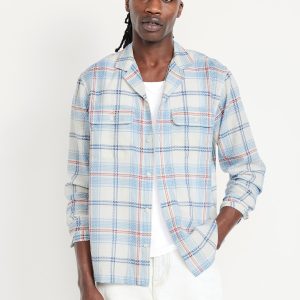 Lightweight Plaid Pocket Shirt