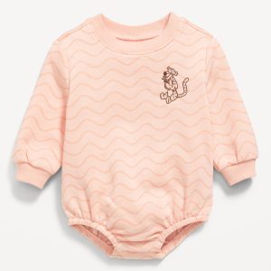 Disney© Long-Sleeve Fleece One-Piece Romper for Baby
