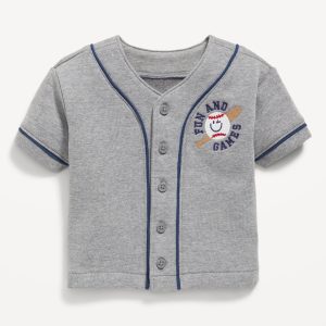 Fleece Baseball Shirt for Baby