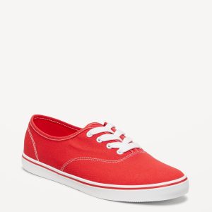 Canvas Prep Sneakers for Women