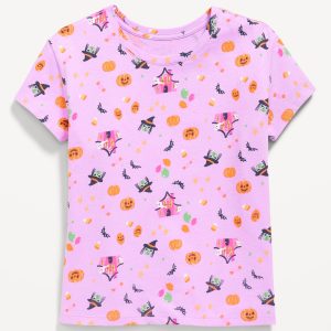 Printed Softest Short-Sleeve T-Shirt for Girls