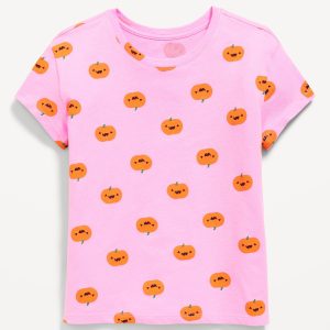 Printed Softest Short-Sleeve T-Shirt for Girls