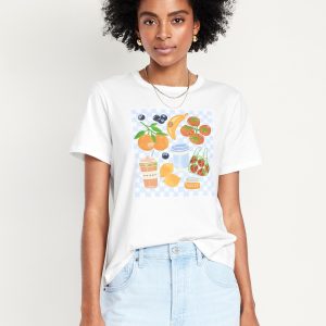 EveryWear Crew-Neck Graphic T-Shirt