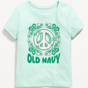 Short-Sleeve Logo-Graphic T-Shirt for Girls