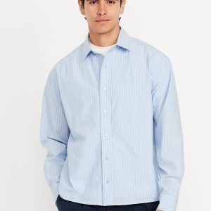 Oversized Cropped Poplin Shirt