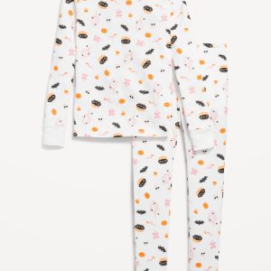 Printed Snug-Fit Graphic Pajama Set for Girls