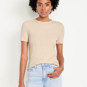 Textured Bouclé T-Shirt