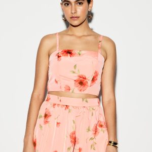 The Occasion by Old Navy Taffeta Cropped Tank Top