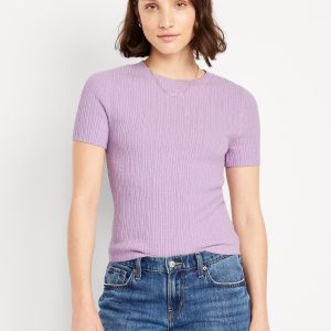 Textured Bouclé T-Shirt
