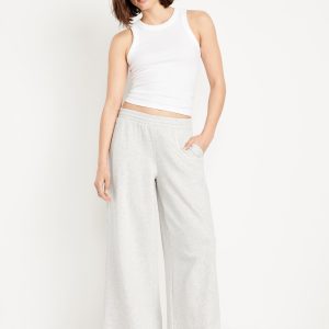 Mid-Rise SoComfy Super Wide-Leg Sweatpants
