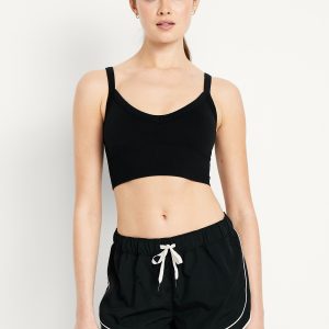 Light Support Fluid Seamless Longline Sports Bra