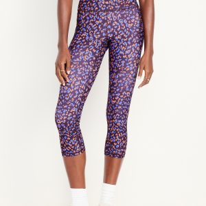 High-Waisted PowerSoft Crop Pocket Leggings