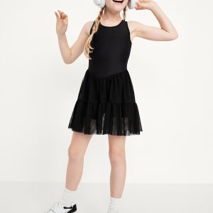 PowerSoft Sleeveless Tutu Athletic Dress for Girls