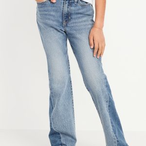 High-Waisted Flare-Leg Jeans for Girls