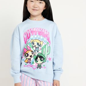 The Powerpuff Girlsâ„¢ Oversized Graphic Tunic Sweatshirt for Girls