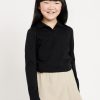 School Uniform Jersey-Knit Polo Shirt for Girls