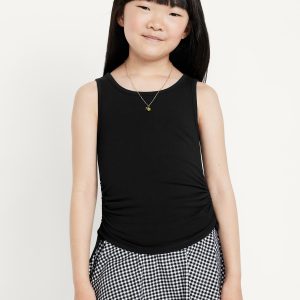 Side-Ruched Tank Top for Girls