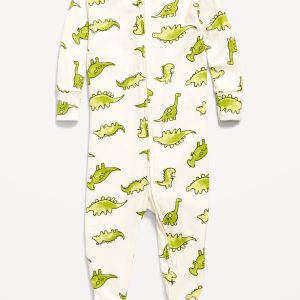 Snug-Fit 2 Way Zip Footed One-Piece for Baby