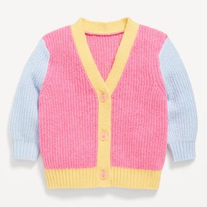 SoSoft Color-Block Cardigan Sweater for Baby