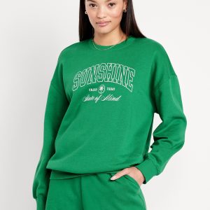 SoComfy Oversized Graphic Sweatshirt