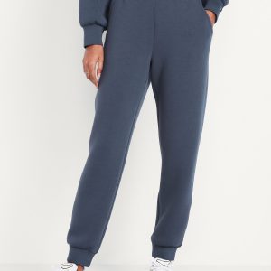 High-Waisted Bounce Fleece Jogger Sweatpants