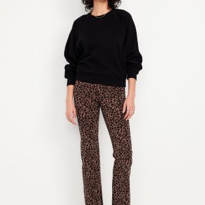 High-Waisted Fashion Flare Leggings