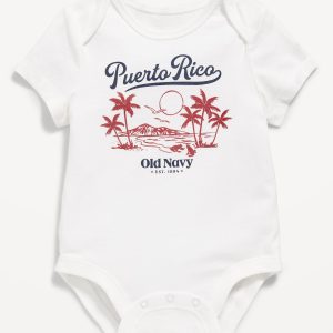 Short-Sleeve Graphic Bodysuit for Baby