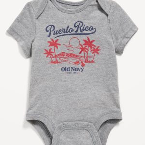 Short-Sleeve Graphic Bodysuit for Baby