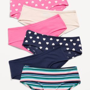 Hipster Underwear 6-Pack for Girls