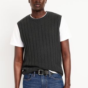 Ribbed Sweater Vest