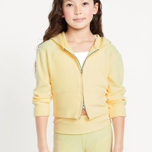 CozePlush 2-Way-Zip Hoodie for Girls