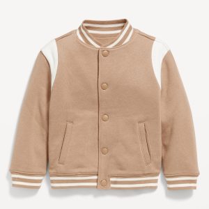 Fleece Bomber Jacket for Toddler Boys