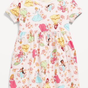Disney© Fit and Flare Pocket Dress for Toddler Girls