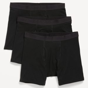 3-Pack Soft-Washed Boxer Briefs -- 6.25-inch inseam
