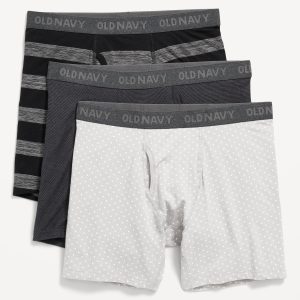 3-Pack Soft-Washed Boxer Briefs -- 6.25-inch inseam
