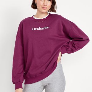 SoComfy Oversized Graphic Sweatshirt