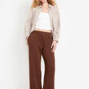 High-Waisted SoComfy Wide-Leg Sweatpants