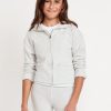 CozePlush 2-Way-Zip Hoodie for Girls