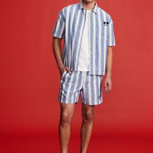 Old Navy x Disney© Mickey Mouse Linen-Blend Jogger Shorts -- 5-inch inseam