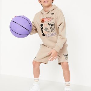 Fleece Jogger Shorts for Boys (At Knee)