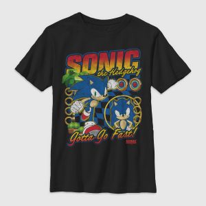 Sonic the Hedgehog Racer Sonic Gender-Neutral Graphic T-Shirt for Kids