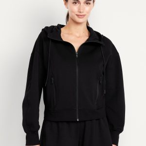 Dynamic Fleece Oversized Zip Hoodie Sweatshirt