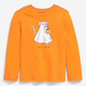 Long-Sleeve Graphic T-Shirt for Toddler Girls